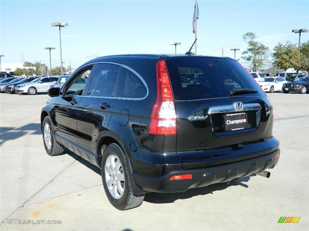 2008 CR-V EX-L - Nighthawk Black Pearl / Black photo #7