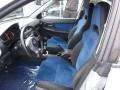 Blue Ecsaine/Black 2004 Subaru Impreza WRX STi Interior Color