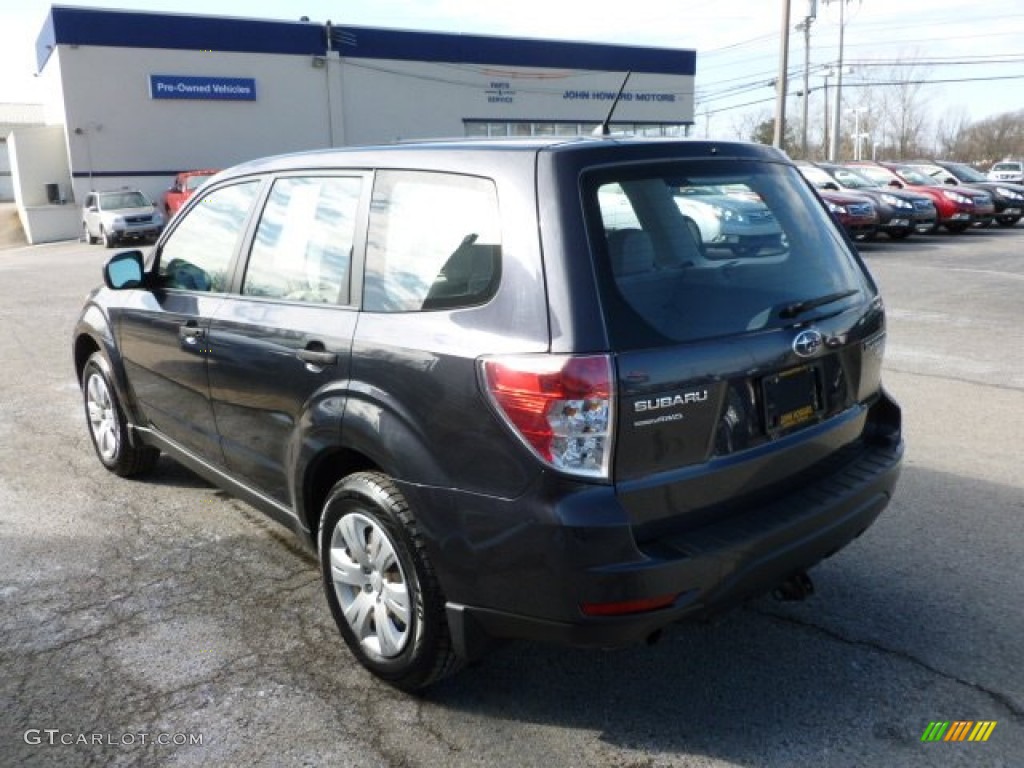2010 Forester 2.5 X - Obsidian Black Pearl / Platinum photo #9