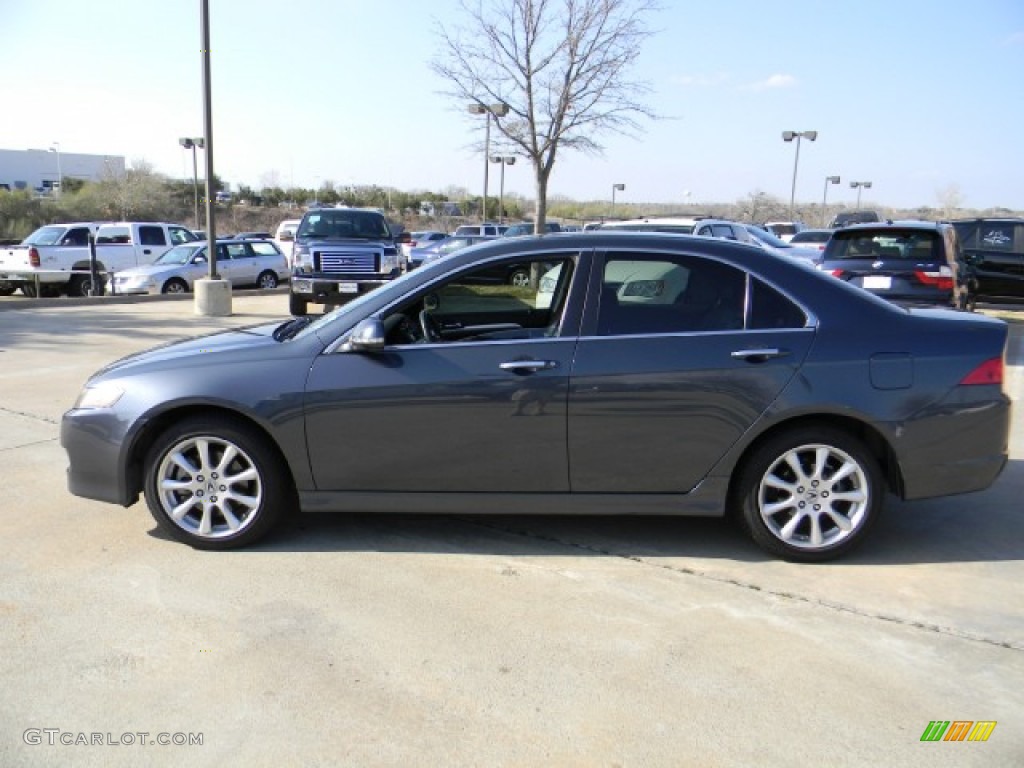 Carbon Gray Pearl 2007 Acura TSX Sedan Exterior Photo #60496610