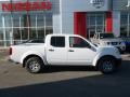 2012 Avalanche White Nissan Frontier S Crew Cab 4x4  photo #8