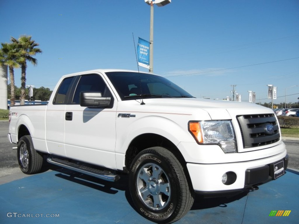 Oxford White 2010 Ford F150 STX SuperCab 4x4 Exterior Photo #60499277