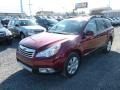 2012 Ruby Red Pearl Subaru Outback 2.5i Limited  photo #3