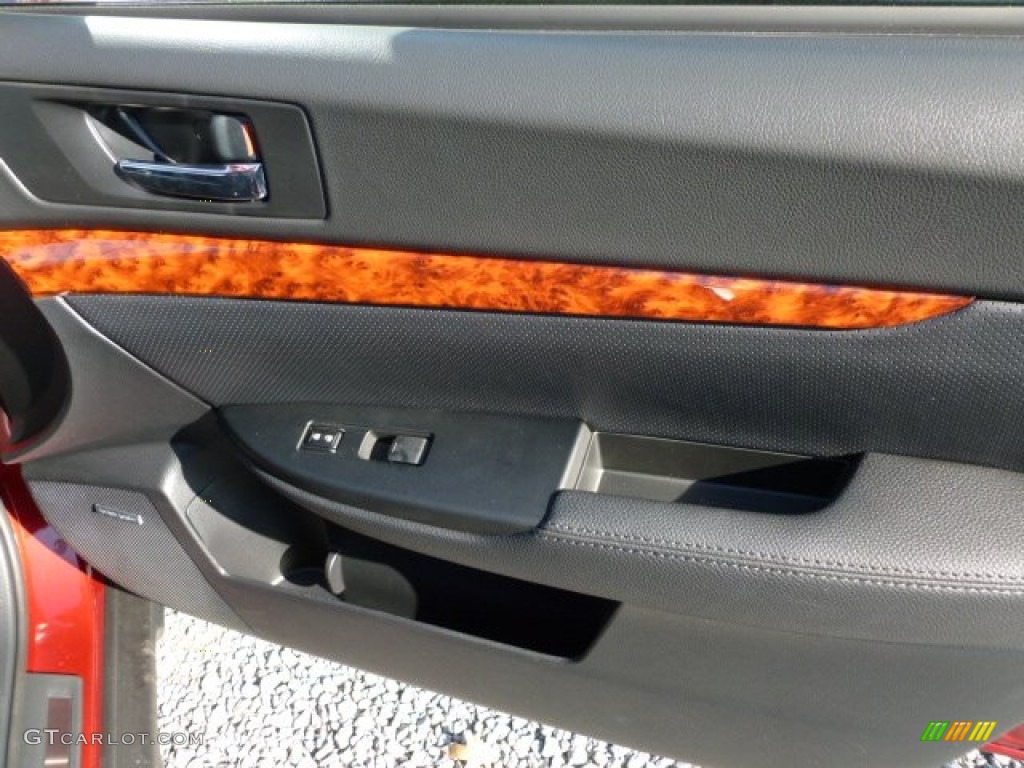 2012 Outback 2.5i Limited - Ruby Red Pearl / Off Black photo #9