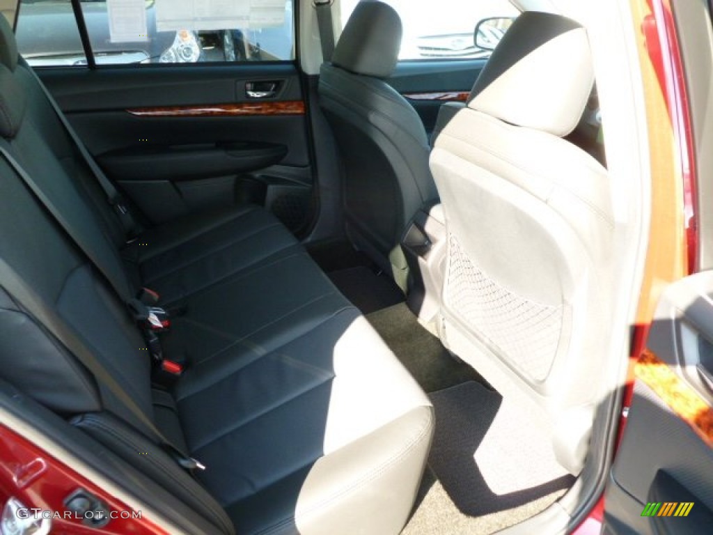 2012 Outback 2.5i Limited - Ruby Red Pearl / Off Black photo #10