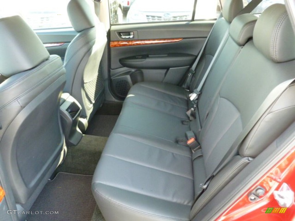 2012 Outback 2.5i Limited - Ruby Red Pearl / Off Black photo #12
