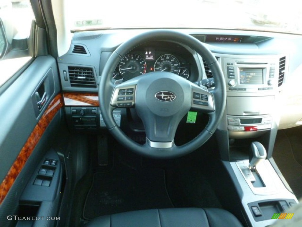 2012 Outback 2.5i Limited - Ruby Red Pearl / Off Black photo #13