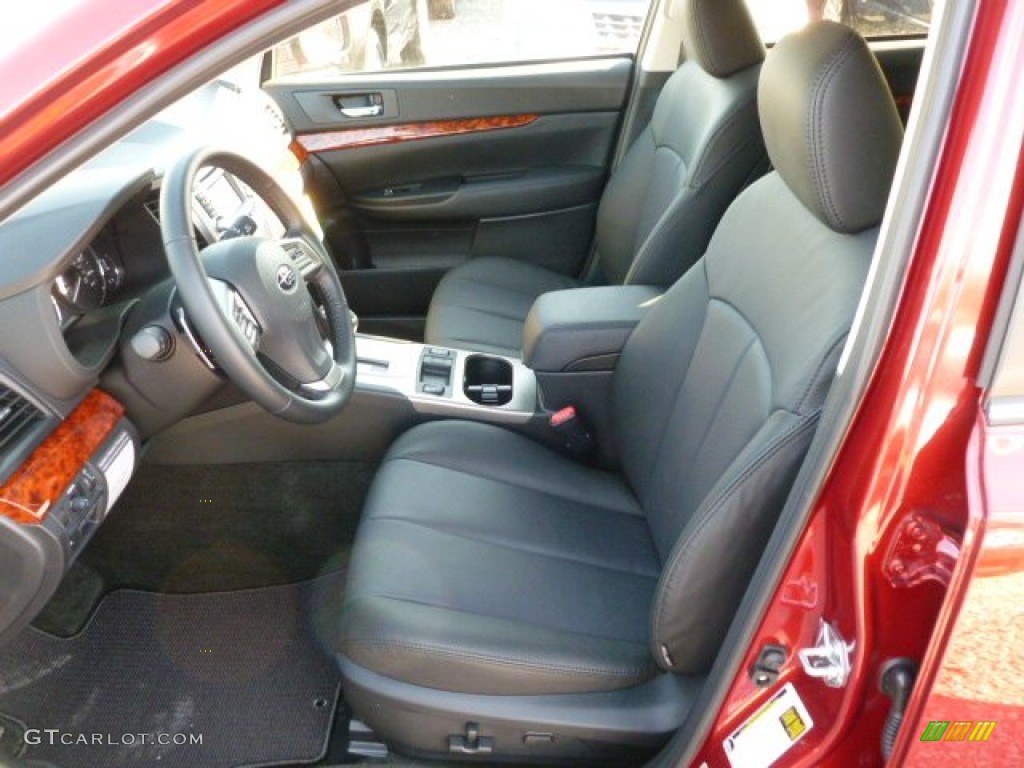 2012 Outback 2.5i Limited - Ruby Red Pearl / Off Black photo #14