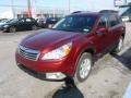 2012 Ruby Red Pearl Subaru Outback 2.5i Premium  photo #3