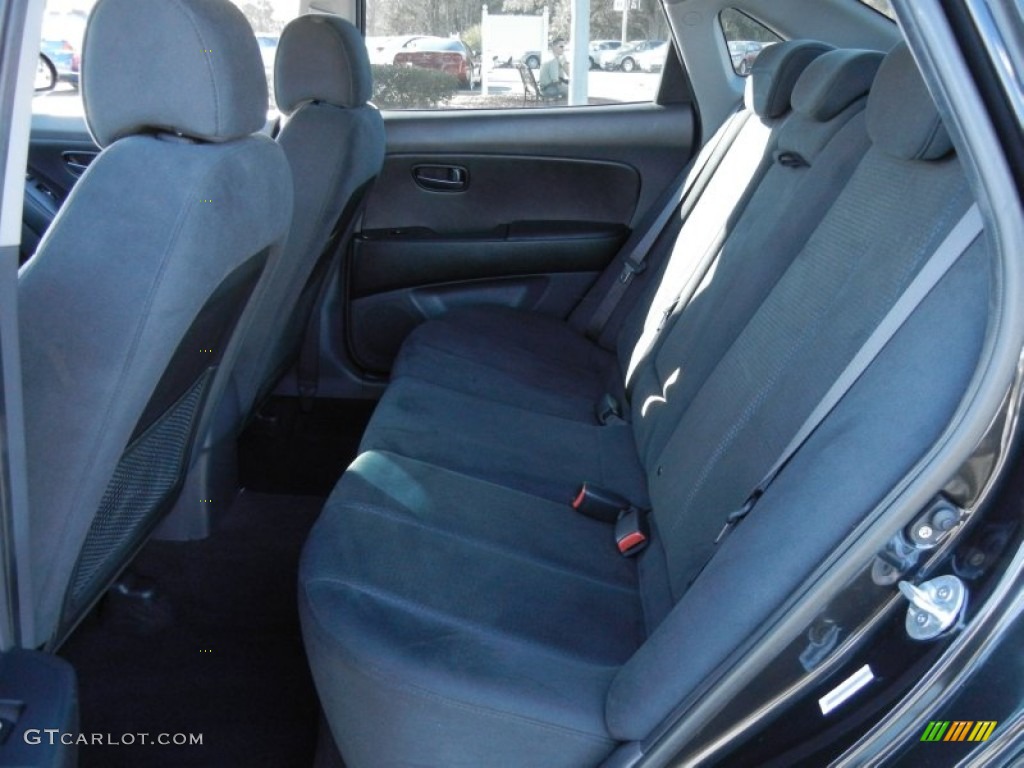 2009 Elantra SE Sedan - Black Pearl / Black photo #14