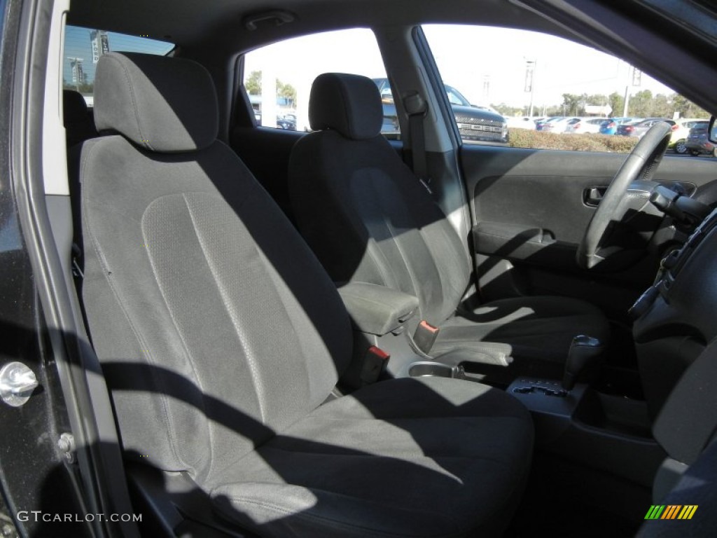 2009 Elantra SE Sedan - Black Pearl / Black photo #17