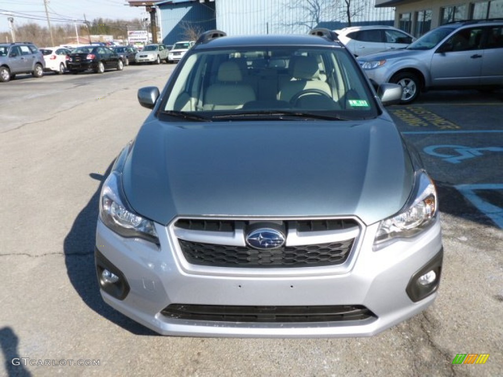 2012 Impreza 2.0i Sport Limited 5 Door - Sage Green Metallic / Ivory photo #2