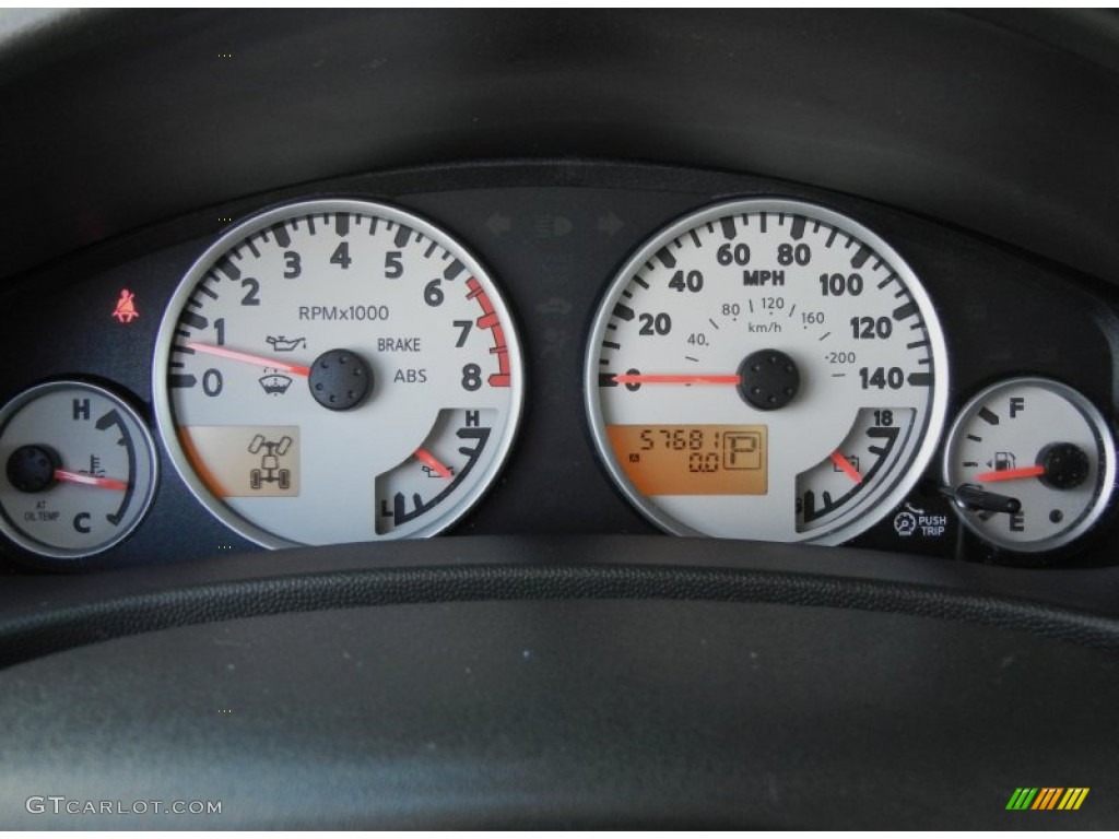 2010 Nissan Frontier Pro-4X Crew Cab 4x4 Gauges Photos