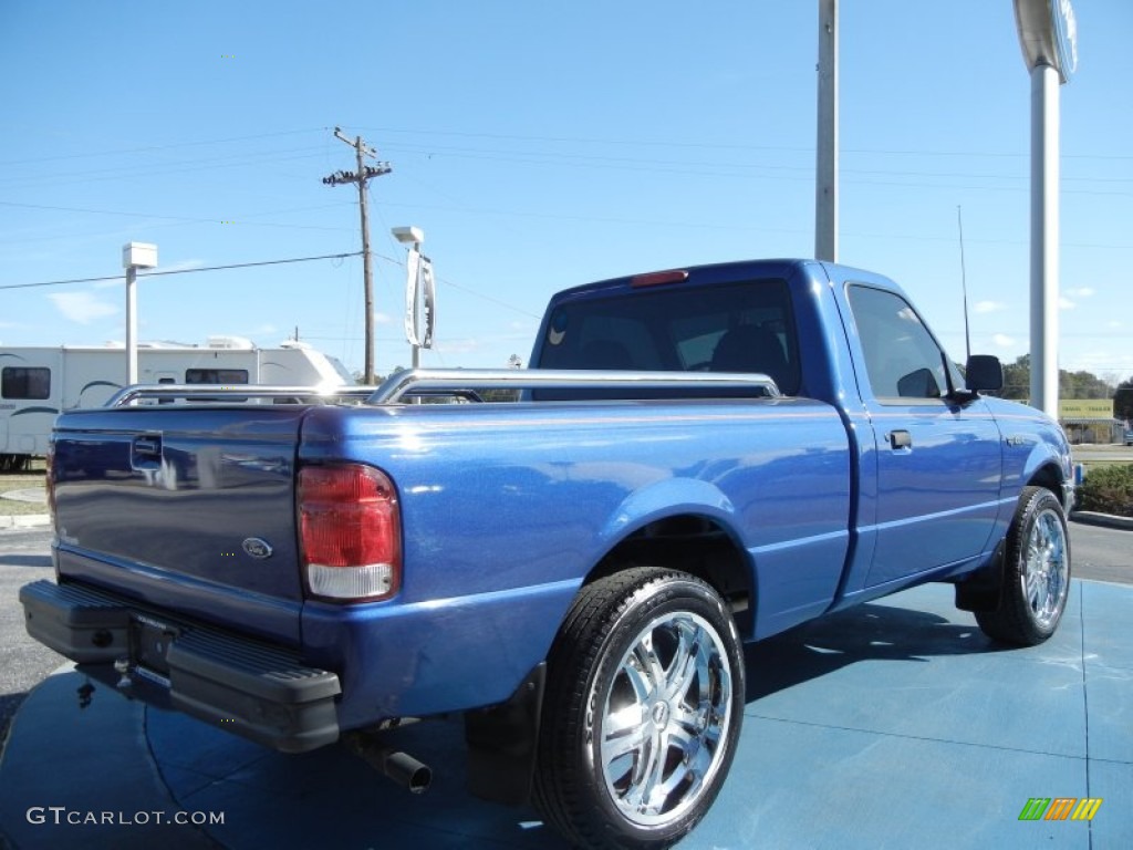 Bright Atlantic Blue Metallic 2000 Ford Ranger XLT Regular Cab Exterior Photo #60500591