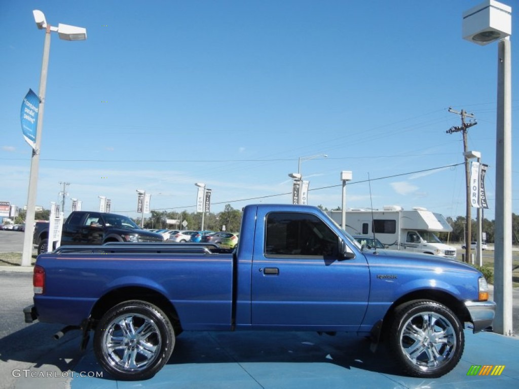 Bright Atlantic Blue Metallic 2000 Ford Ranger XLT Regular Cab Exterior Photo #60500597