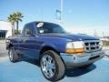 Bright Atlantic Blue Metallic - Ranger XLT Regular Cab Photo No. 7
