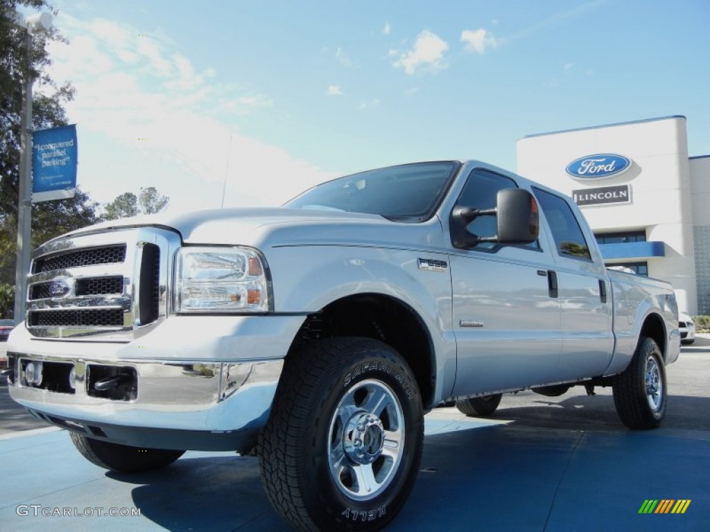 Silver Metallic Ford F250 Super Duty