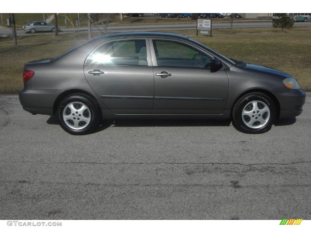 2005 Corolla CE - Phantom Gray Pearl / Light Gray photo #2