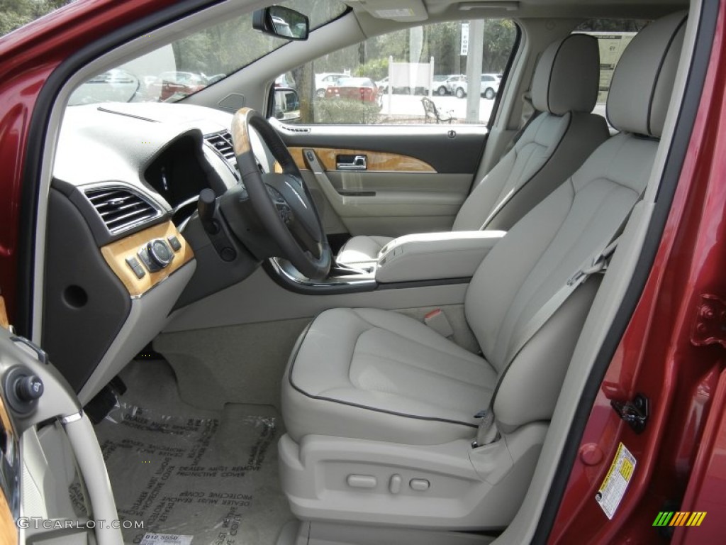 Medium Light Stone Interior 2012 Lincoln MKX FWD Photo #60501104