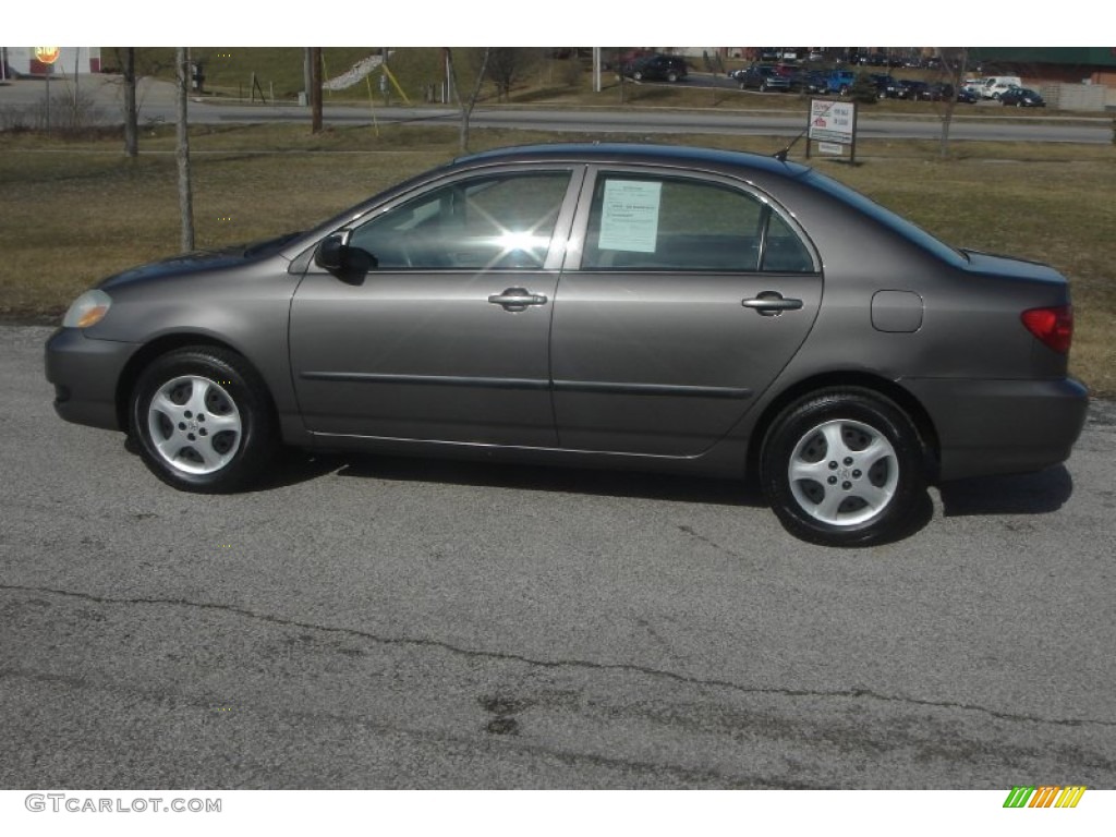 2005 Corolla CE - Phantom Gray Pearl / Light Gray photo #68