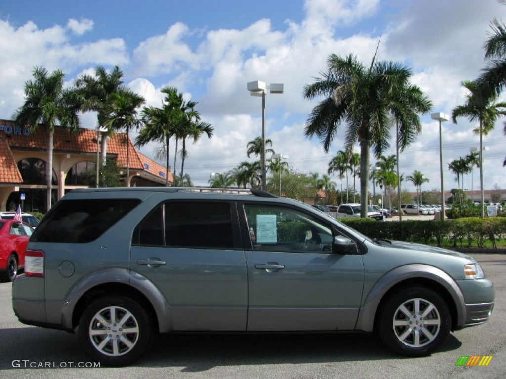 2008 Taurus X SEL - Titanium Green Metallic / Camel photo #5