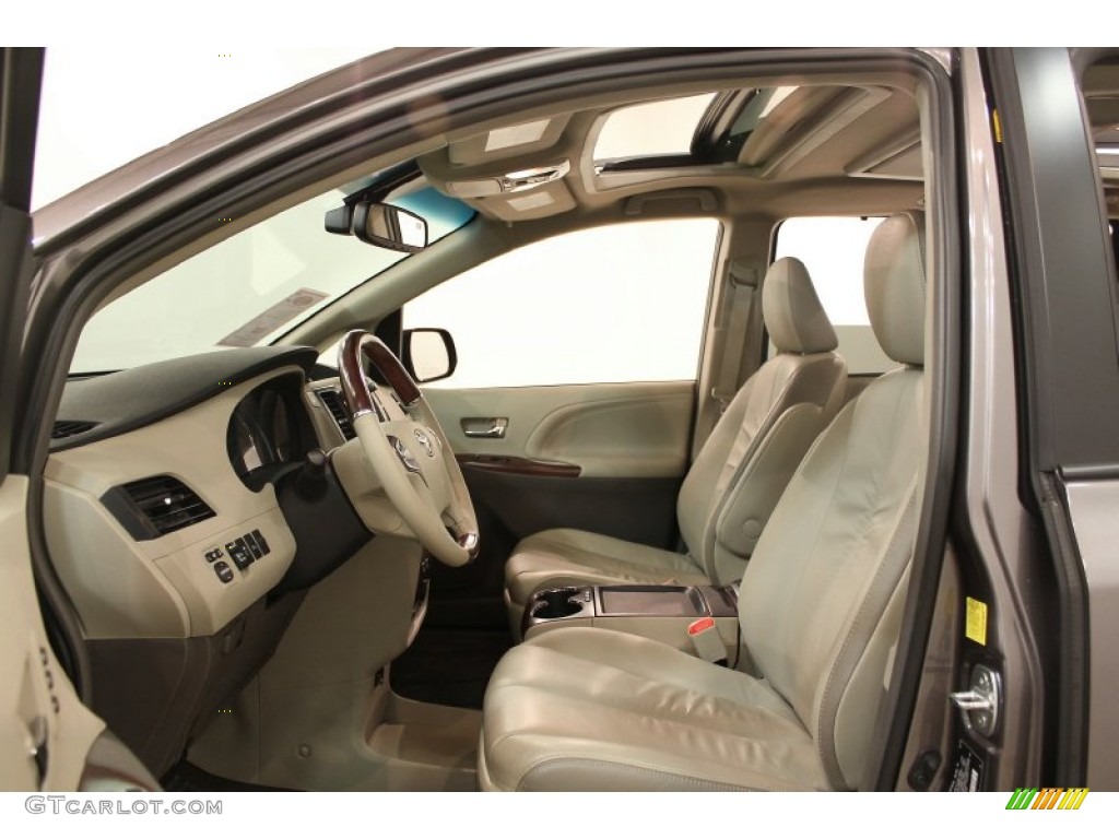 Bisque Interior 2011 Toyota Sienna Limited AWD Photo #60502502