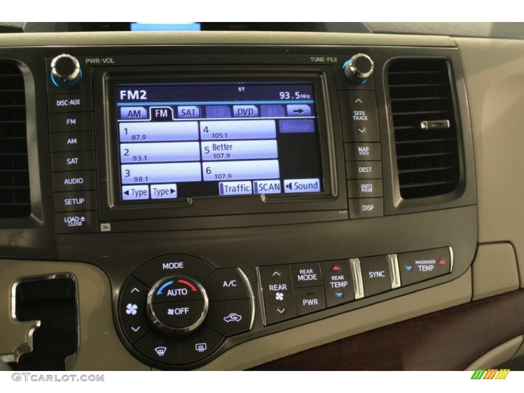2011 Toyota Sienna Limited AWD Controls Photo #60502553