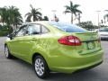 2012 Lime Squeeze Metallic Ford Fiesta SE Sedan  photo #7