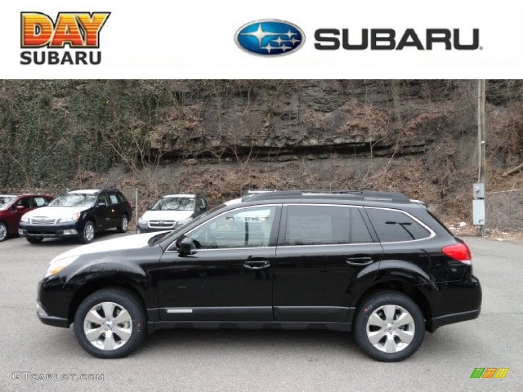 2012 Outback 3.6R Limited - Crystal Black Silica / Off Black photo #1