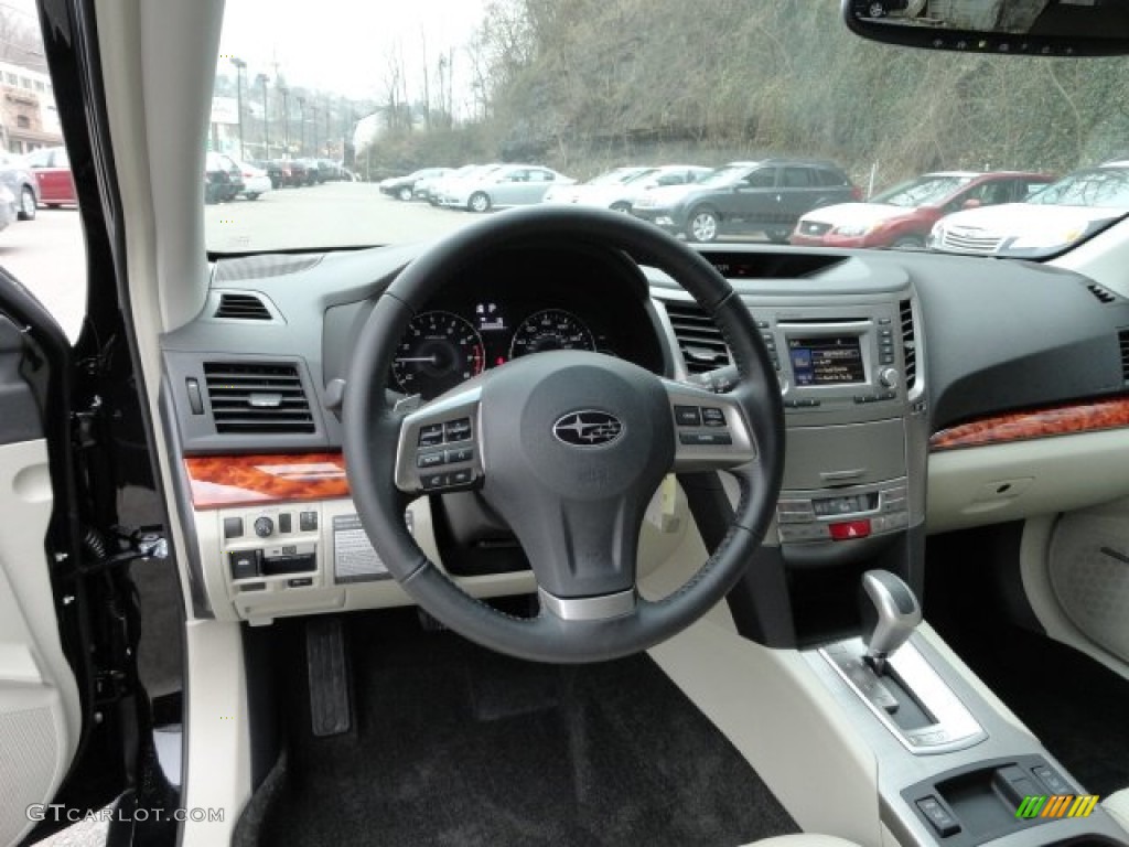 2012 Subaru Outback 3.6R Limited Off Black Dashboard Photo #60504344