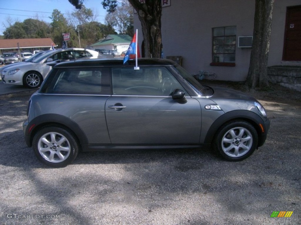 2009 Cooper S Hardtop - Dark Silver Metallic / Black/Grey photo #4