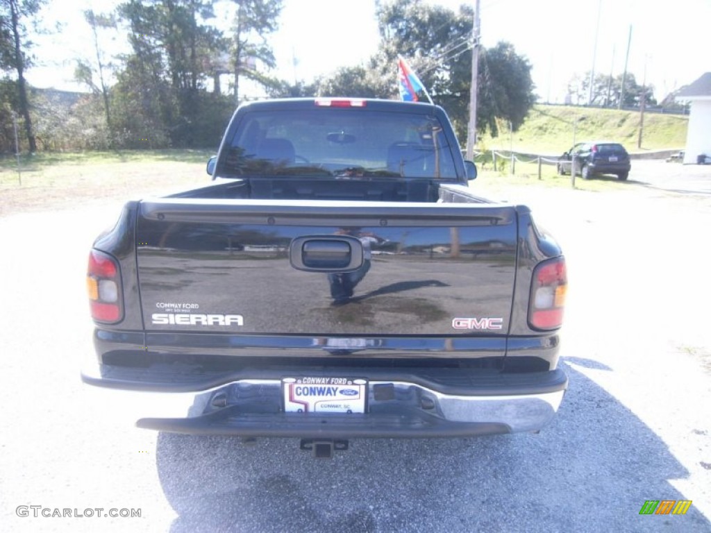 2005 Sierra 1500 Work Truck Regular Cab - Onyx Black / Dark Pewter photo #6