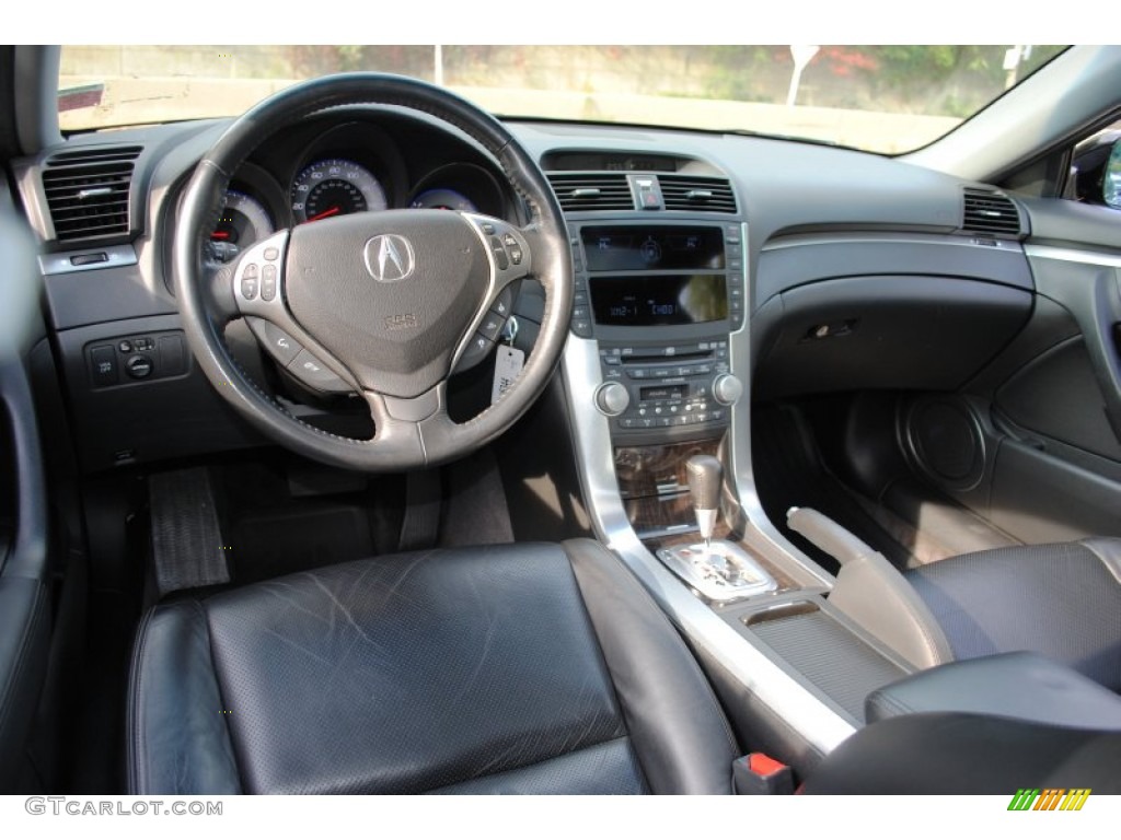 2007 Acura TL 3.2 Ebony Dashboard Photo #60507159