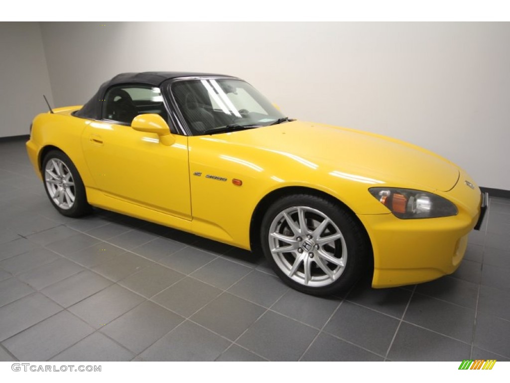 2004 S2000 Roadster - Rio Yellow / Black photo #11