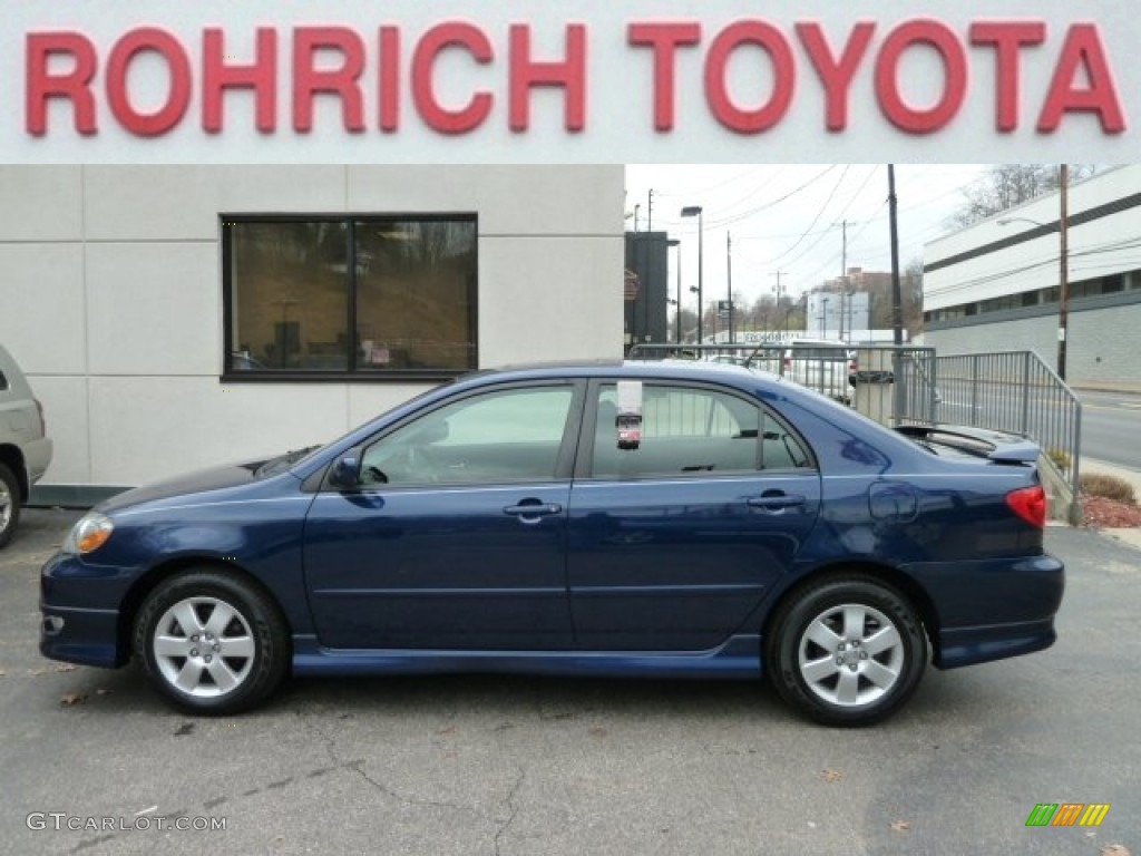 2007 Corolla S - Indigo Ink Pearl / Dark Charcoal photo #1