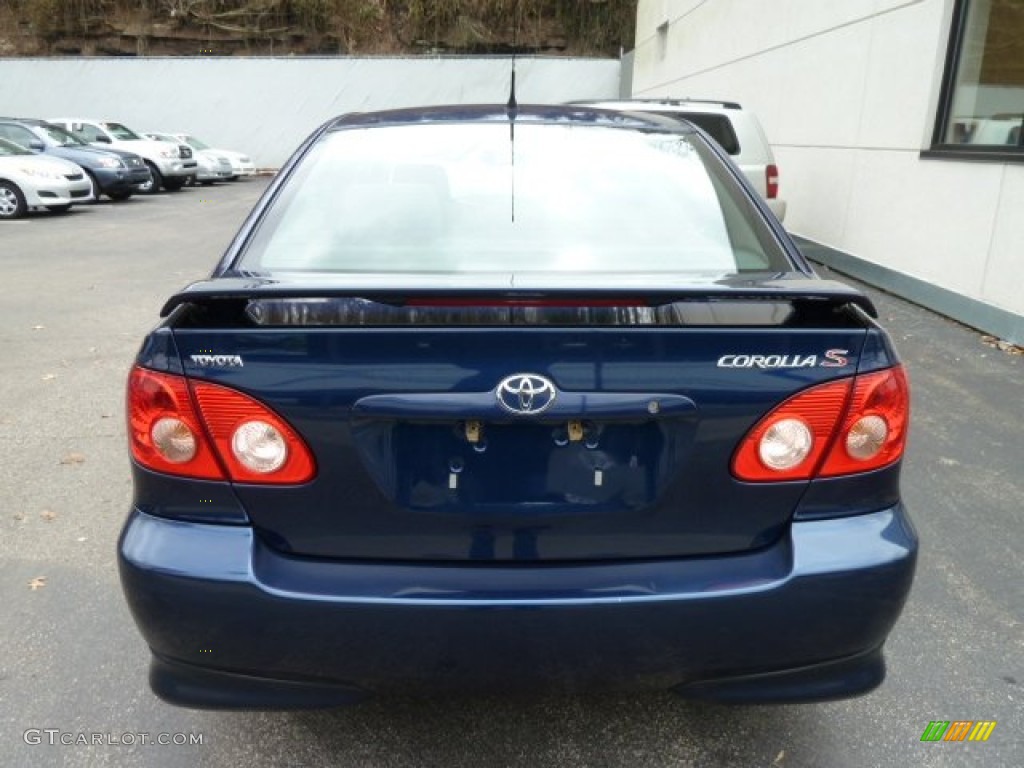 2007 Corolla S - Indigo Ink Pearl / Dark Charcoal photo #3