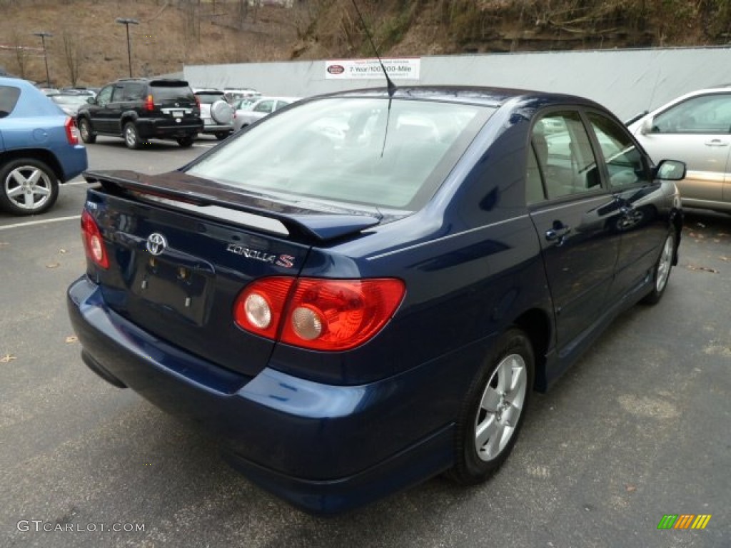 2007 Corolla S - Indigo Ink Pearl / Dark Charcoal photo #4