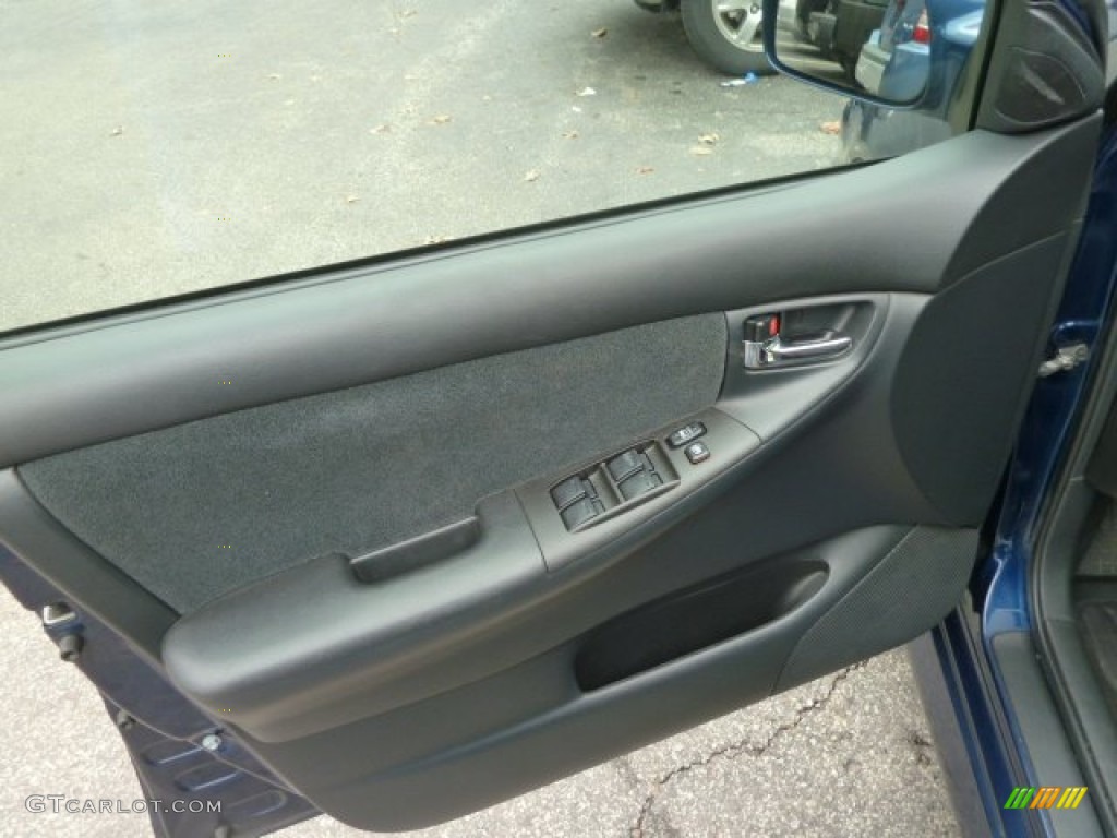 2007 Corolla S - Indigo Ink Pearl / Dark Charcoal photo #16