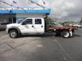 Oxford White - F450 Super Duty XL Crew Cab 4x4 Flat Bed Photo No. 7