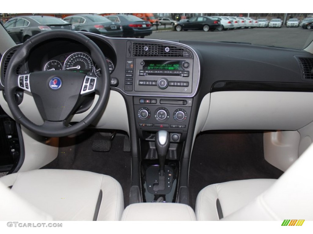 2009 Saab 9-3 Aero XWD Sport Sedan Parchment Dashboard Photo #60509355