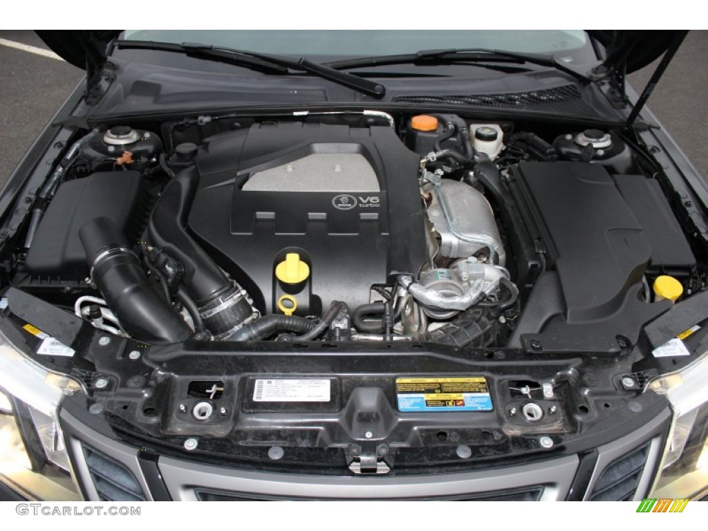 2009 Saab 9-3 Aero XWD Sport Sedan 2.8 Liter Turbocharged DOHC 24-Valve VVT V6 Engine Photo #60509505