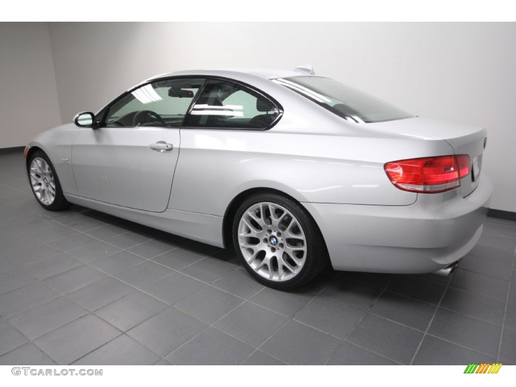 2009 3 Series 328i Coupe - Titanium Silver Metallic / Black photo #5