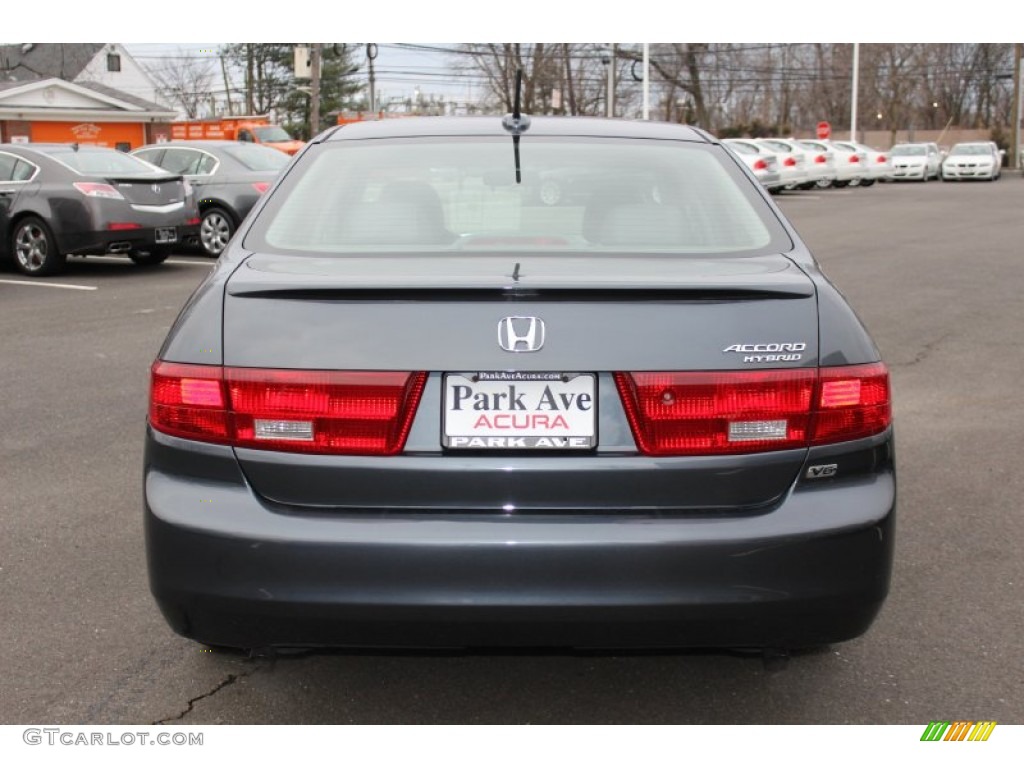 2005 Accord Hybrid Sedan - Graphite Pearl / Gray photo #6