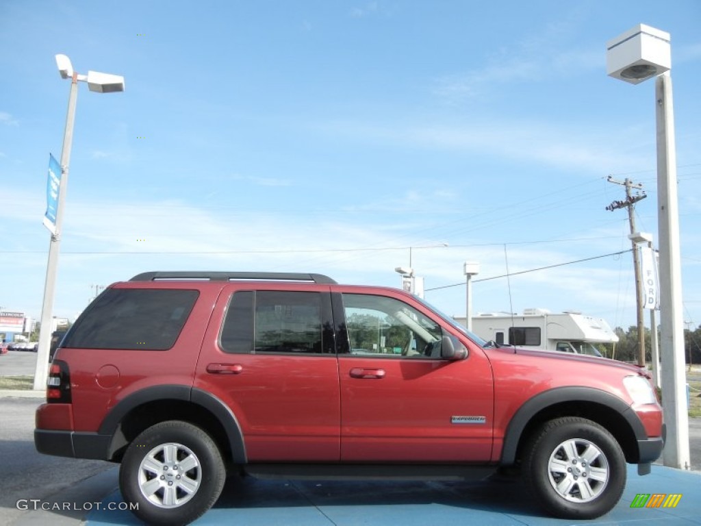 Redfire Metallic 2007 Ford Explorer XLT Exterior Photo #60510438