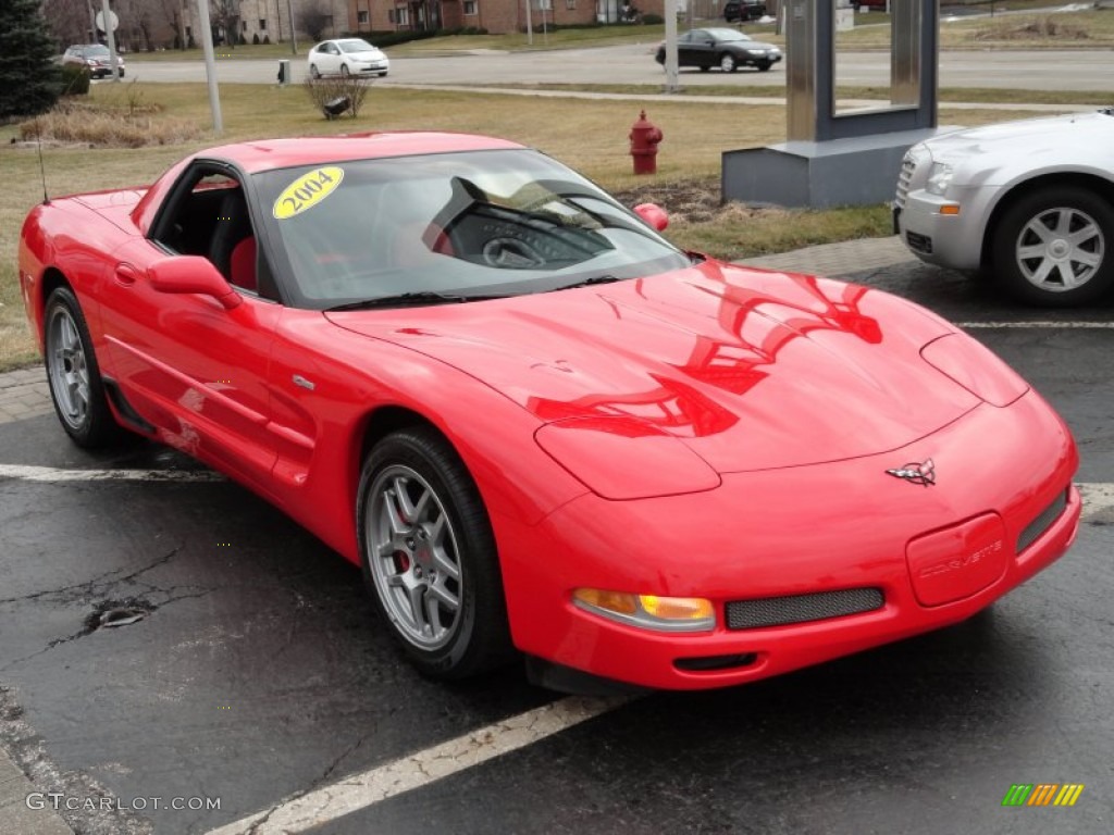 2004 Corvette Z06 - Torch Red / Torch Red photo #3