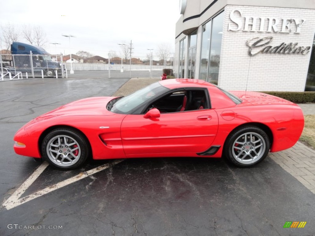2004 Corvette Z06 - Torch Red / Torch Red photo #7