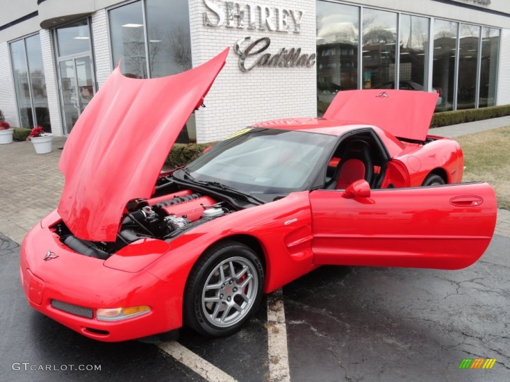 2004 Corvette Z06 - Torch Red / Torch Red photo #16