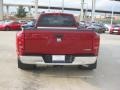 2008 Inferno Red Crystal Pearl Dodge Ram 3500 Laramie Quad Cab Dually  photo #4