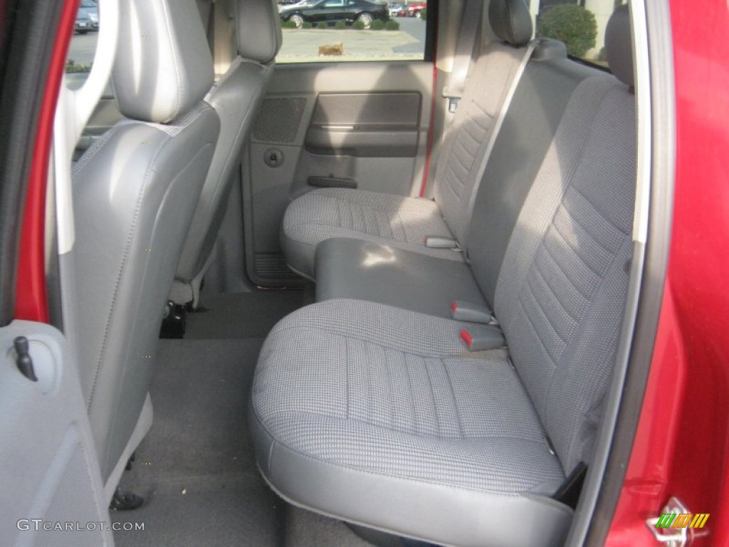 2008 Dodge Ram 3500 Laramie Quad Cab Dually Rear Seat Photo #60512549