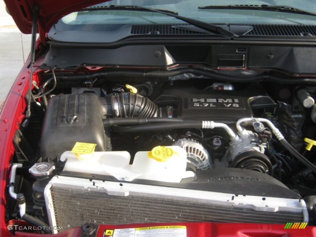 2008 Dodge Ram 3500 Laramie Quad Cab Dually 5.7 Liter OHV 16-Valve V8 Engine Photo #60512622
